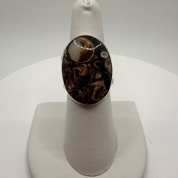 Genuine agate ring! - Picture 4 of 5